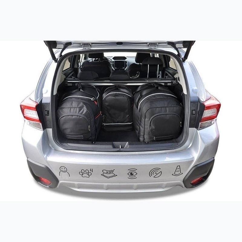 Sada tašek do zavazadlového prostoru  KJUST Subaru Xv 2017+ 4 ks black  13
