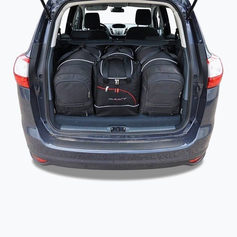 Sada tašek do zavazadlového prostoru KJUST Ford Grand C-Max 2010-2015 4 ks black 14