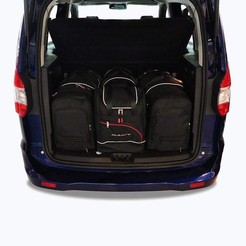 Sada tašek do zavazadlového prostoru KJUST Ford Tourneo Courier 2014+ 4 ks black 14