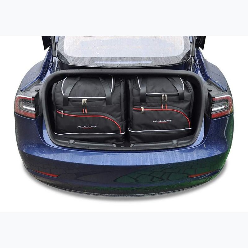 Sada tašek do zavazadlového prostoru  KJUST Tesla Model 3 2017-2023 5 ks black  13