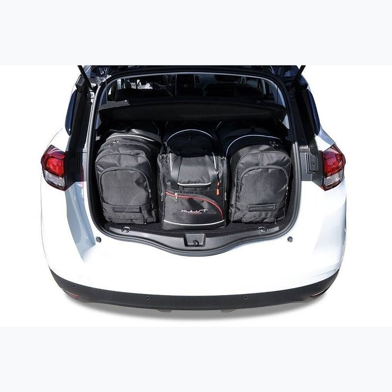 Sada tašek do zavazadlového prostoru KJUST Renault Scenic 2015-2019 4 ks black 13