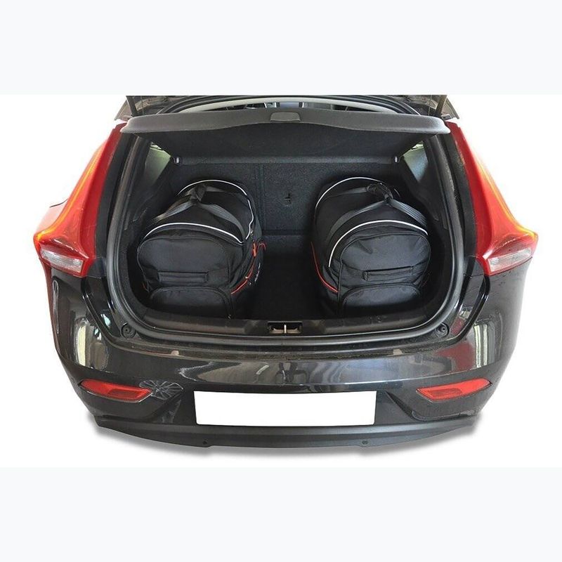 Sada tašek do zavazadlového prostoru KJUST Volvo V40 Hatchback 2012-2019 3 ks black 12