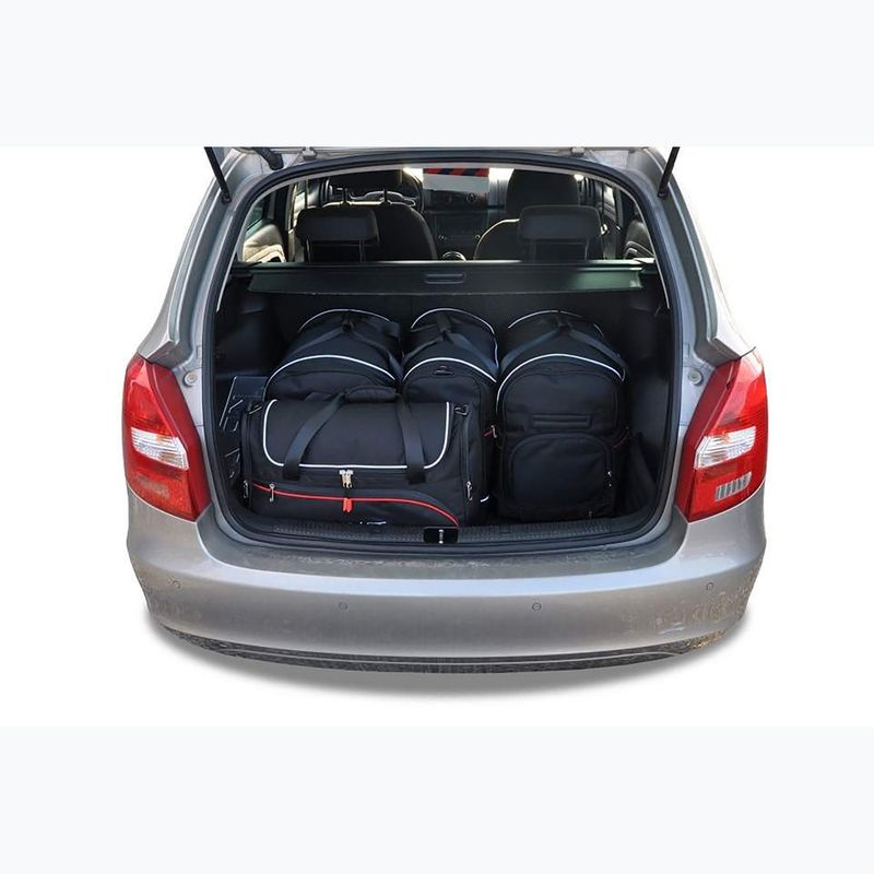 Sada tašek do zavazadlového prostoru  KJUST Skoda Fabia Combi 2007-2014 5 ks black  13
