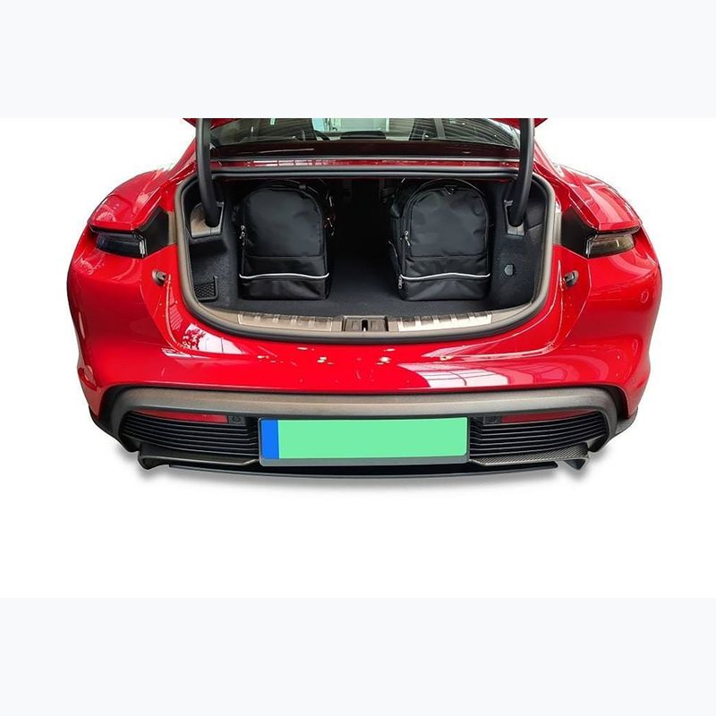 Sada tašek do zavazadlového prostoru  KJUST Porsche Taycan 2019+ 5 ks black  14