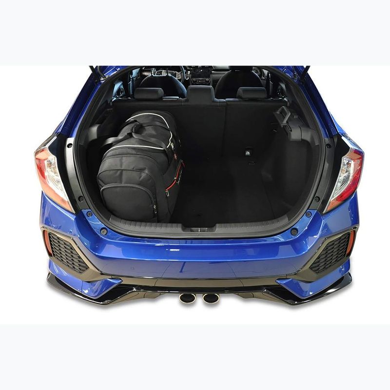 Sada tašek do zavazadlového prostoru KJUST Honda Civic Hatchback 2017-2021 4 ks black 17