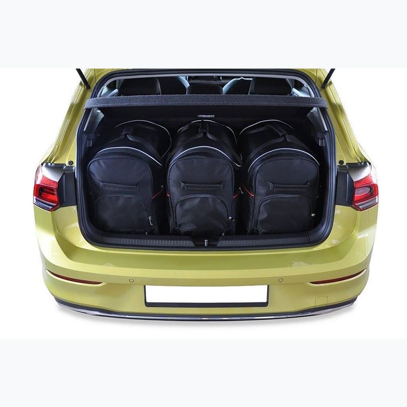 Sada tašek do zavazadlového prostoru KJUST Volkswagen Golf Hatchback 2019+ 3 ks black 16