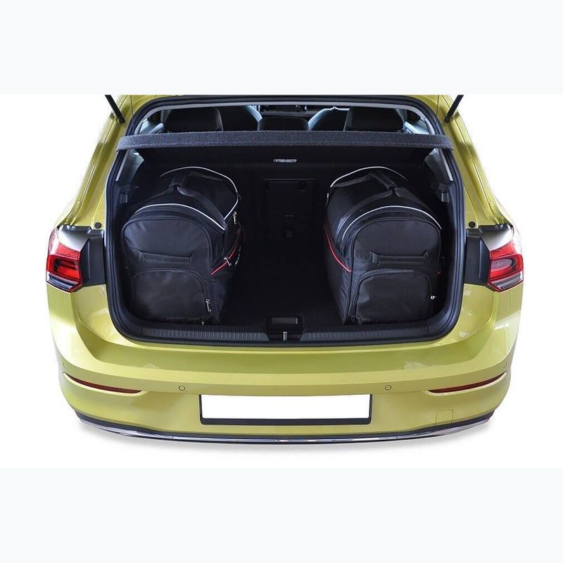 Sada tašek do zavazadlového prostoru KJUST Volkswagen Golf Hatchback 2019+ 3 ks black 17