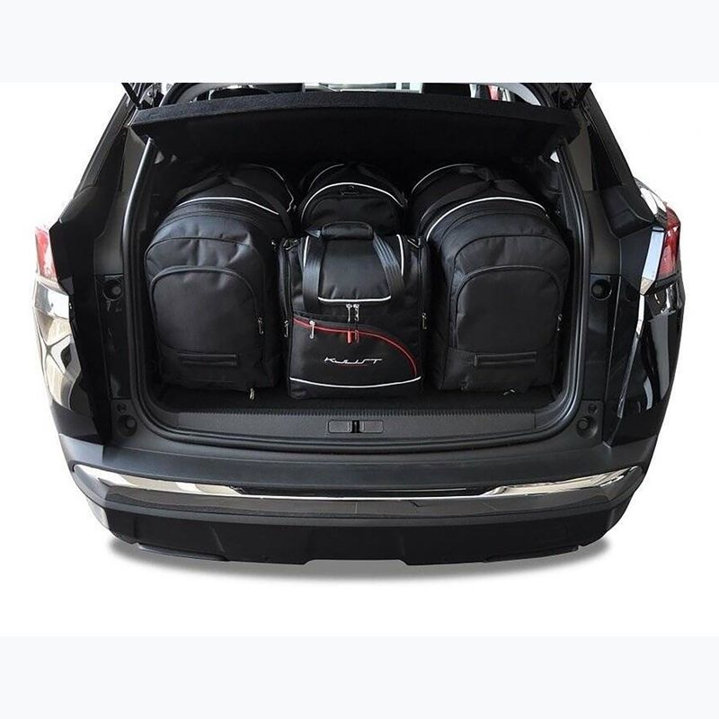 Sada tašek do zavazadlového prostoru  KJUST Peugeot 3008 Hybrid Phev 2019+ 4 ks black  13