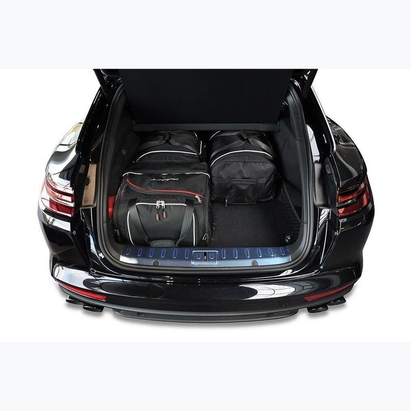 Sada tašek do zavazadlového prostoru  KJUST Porsche Panamera St 2017+ 4 ks black  13
