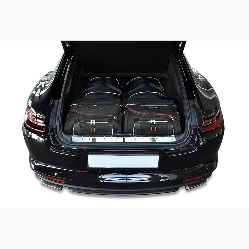 Sada tašek do zavazadlového prostoru  KJUST Porsche Panamera E-Hybrid 2016+ 4 ks black  11