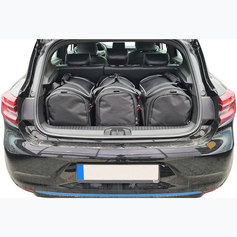 Sada tašek do zavazadlového prostoru  KJUST Renault Clio Hybrid 2020+ 3 ks black  8