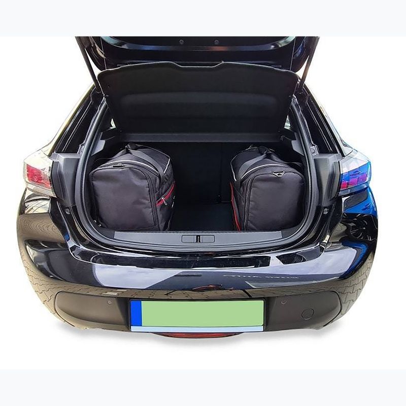 Sada tašek do zavazadlového prostoru  KJUST Peugeot E-208 2019+ 3 ks black  10
