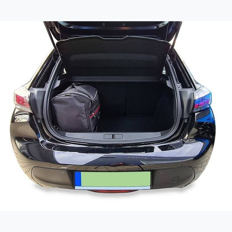 Sada tašek do zavazadlového prostoru  KJUST Peugeot E-208 2019+ 3 ks black  11
