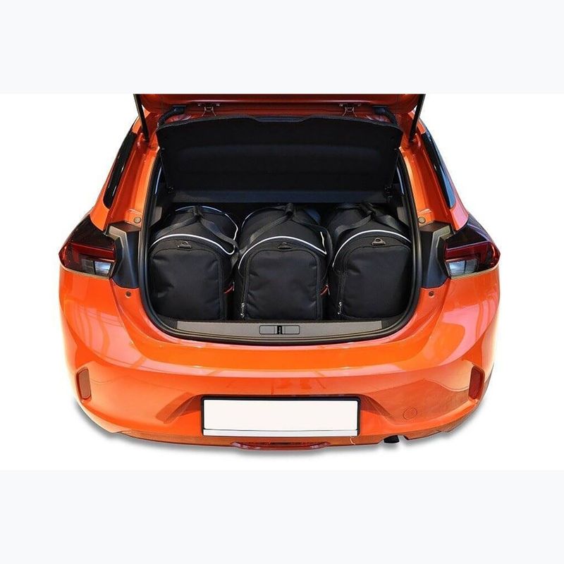 Sada tašek do zavazadlového prostoru KJUST Opel Corsa-E 2019+ 3 ks black 9