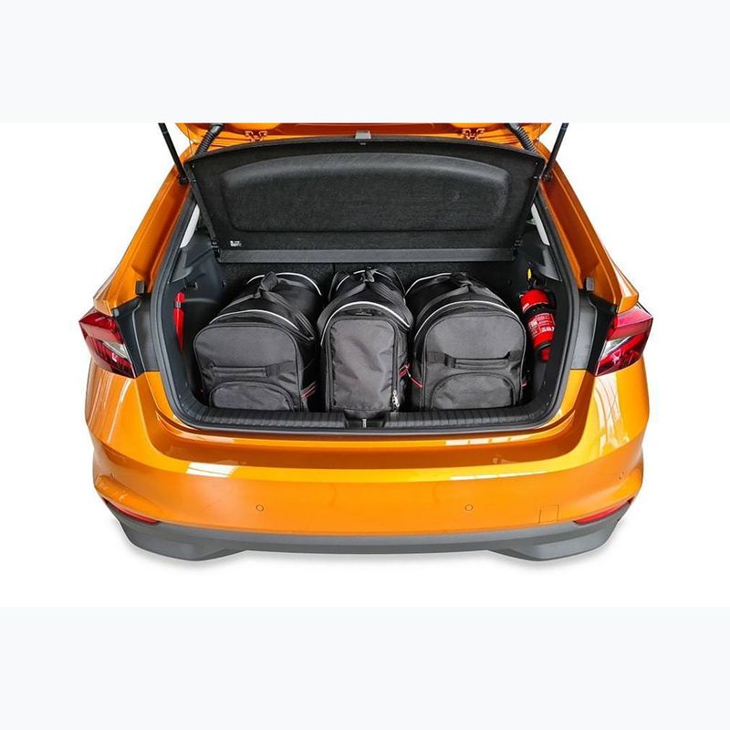 Sada tašek do zavazadlového prostoru  KJUST Skoda Fabia Hatchback 2021+ 3 ks black  12