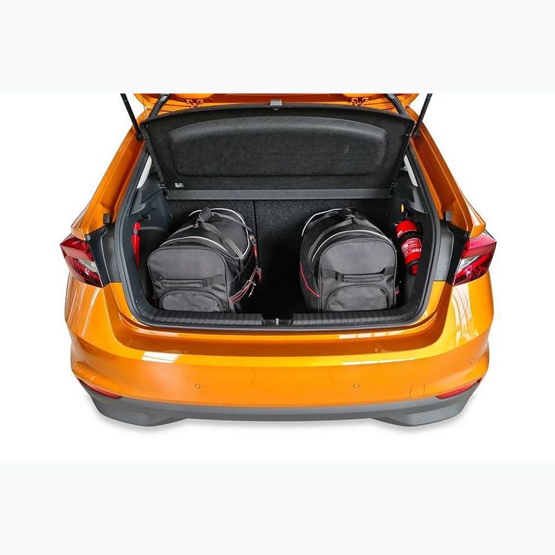 Sada tašek do zavazadlového prostoru  KJUST Skoda Fabia Hatchback 2021+ 3 ks black  13