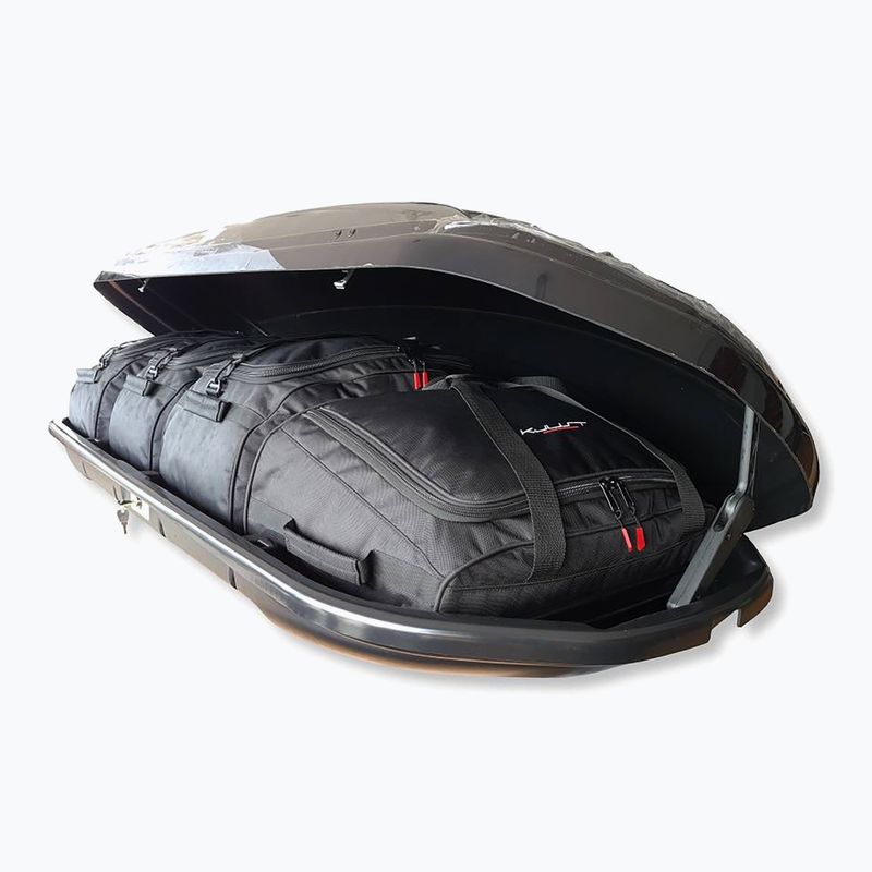 KJUST Interpack Tornado 6.6 sada střešních boxů 4 ks černá 2