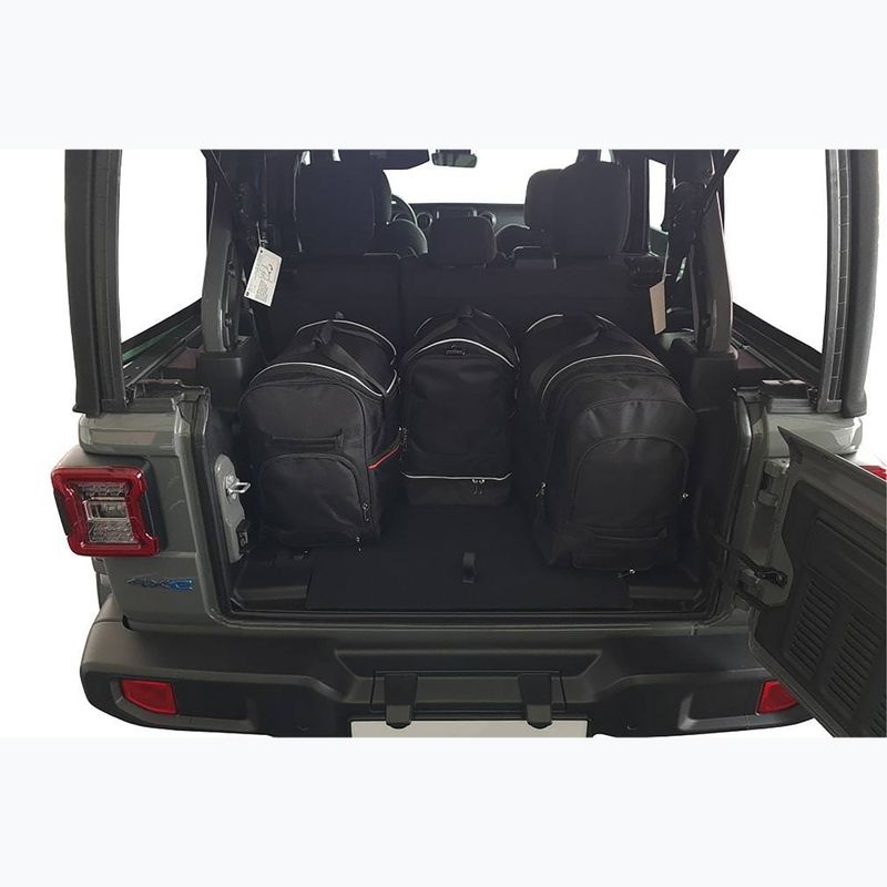 Sada tašek do zavazadlového prostoru KJUST Jeep Wrangler Phev 2021+ 4 ks black 17