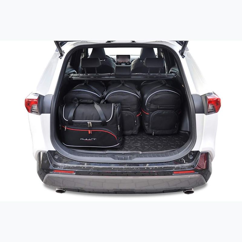 Sada tašek do zavazadlového prostoru KJUST Toyota Rav4 Phev 2021+ 5 ks black 17