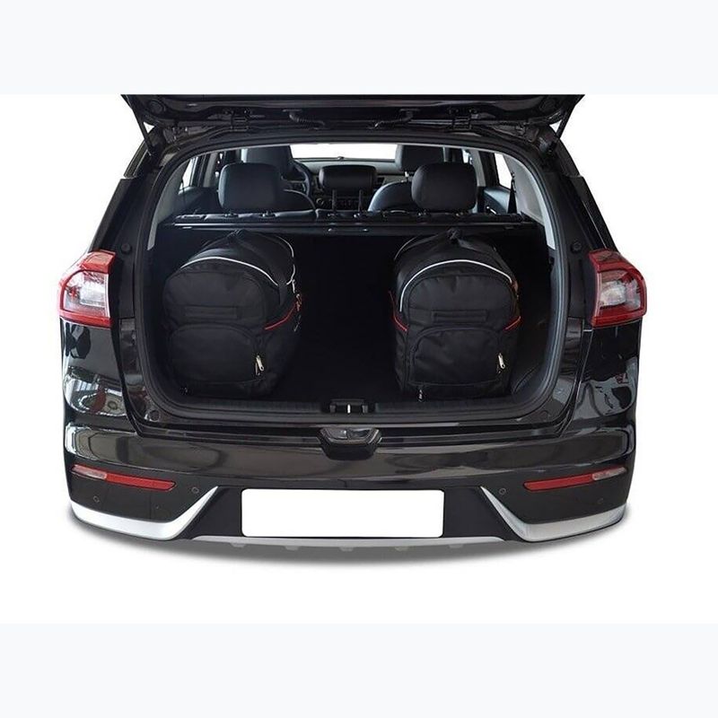 Sada tašek do zavazadlového prostoru KJUST Kia Niro Phev 2017-2022 3 ks black 11
