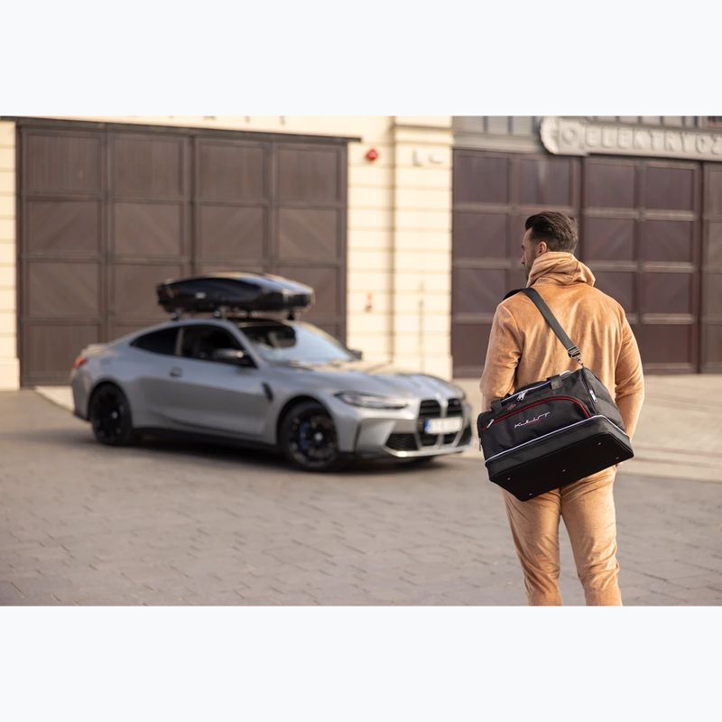 Sada tašek do zavazadlového prostoru KJUST BMW X1 Phev 2015+ 4 ks black 17