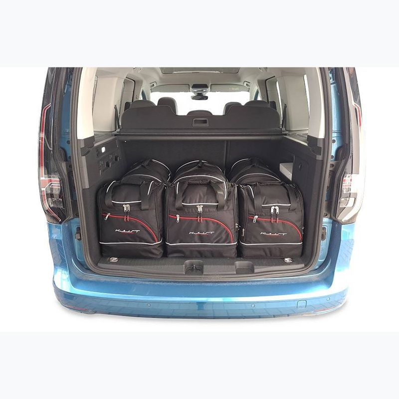 Sada tašek do zavazadlového prostoru KJUST Volkswagen Caddy 2021+ 9 ks black 18