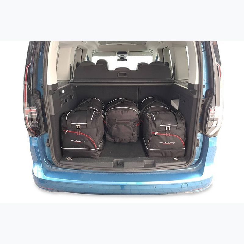 Sada tašek do zavazadlového prostoru KJUST Volkswagen Caddy 2021+ 9 ks black 19