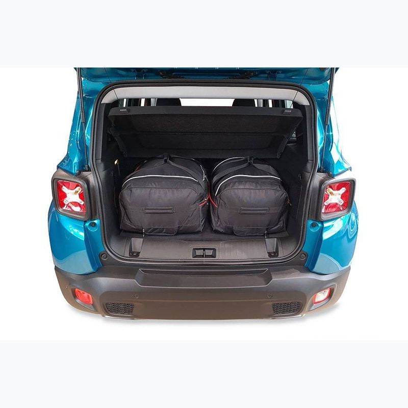 Sada tašek do zavazadlového prostoru KJUST Jeep Renegade Phev 2020+ 2 ks black 8
