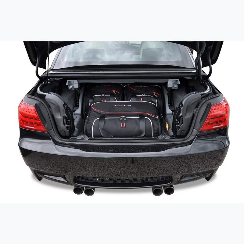 Sada tašek do zavazadlového prostoru KJUST BMW 3 Cabrio 2006-2013 3 ks black 12