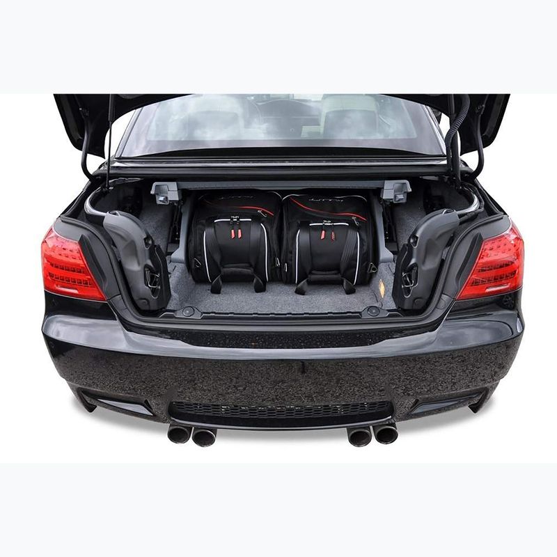 Sada tašek do zavazadlového prostoru KJUST BMW 3 Cabrio 2006-2013 3 ks black 14