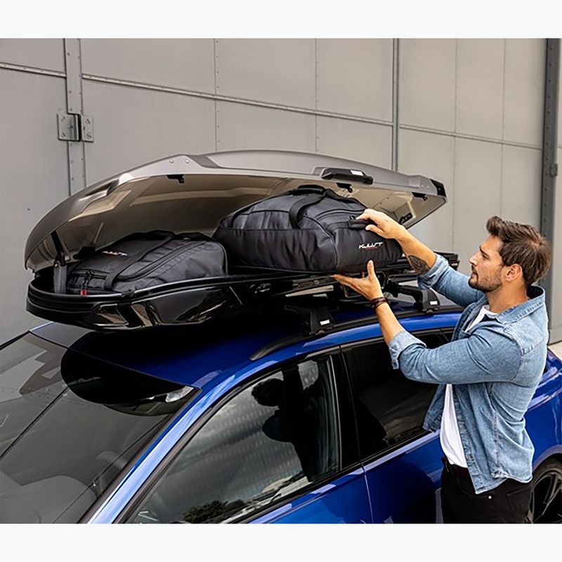 KJUST Sada 4 kusů stašek do boxu Thule Touring L black 19