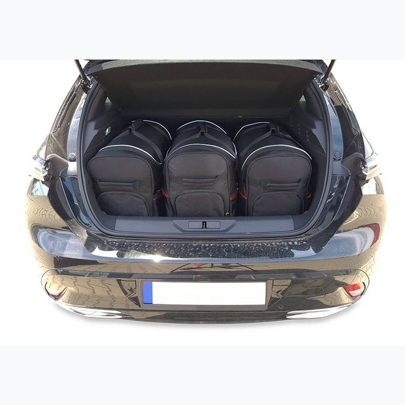 Sada tašek do zavazadlového prostoru KJUST Peugeot 308 Hatchback 2021+ 3 ks black 11