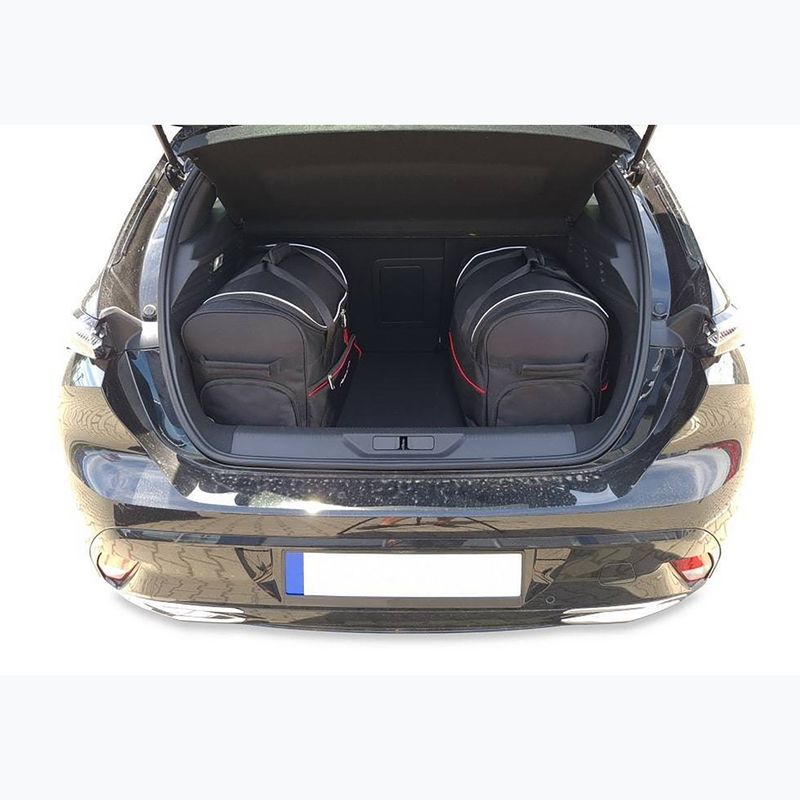 Sada tašek do zavazadlového prostoru KJUST Peugeot 308 Hatchback 2021+ 3 ks black 12