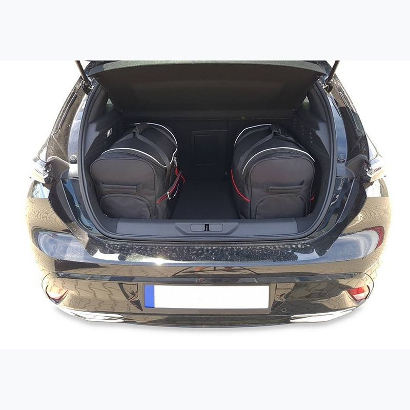Sada tašek do zavazadlového prostoru  KJUST Peugeot 308 Hatchback PHEV 2021+ 3 ks black  12