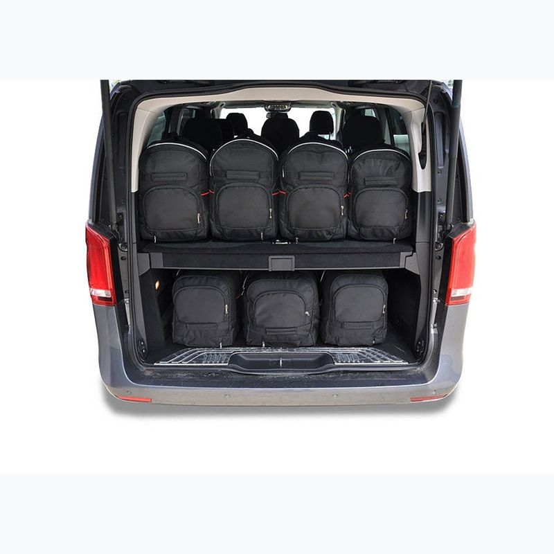 Sada tašek do zavazadlového prostoru KJUST Mercedes-Benz EQV Extra Long 2020+ 7 ks black 9