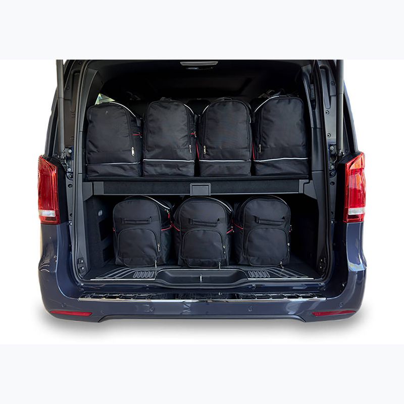 Sada tašek do zavazadlového prostoru KJUST Mercedes-Benz EQV Long 2020+ 7 ks black 11