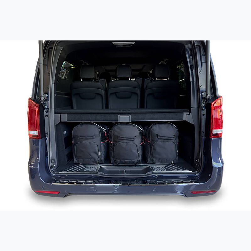 Sada tašek do zavazadlového prostoru KJUST Mercedes-Benz EQV Long 2020+ 7 ks black 14