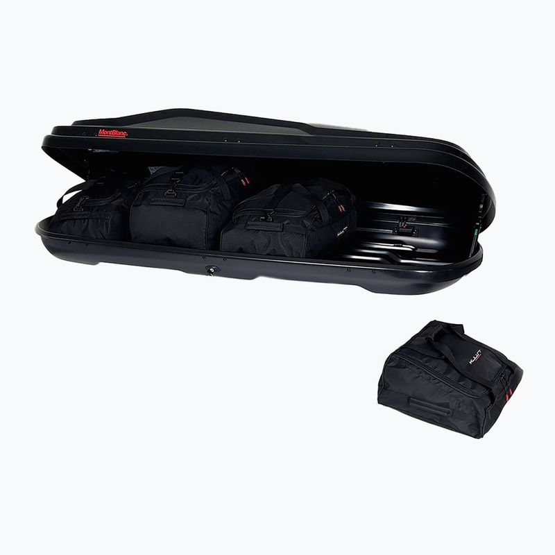 KJUST Montblanc Altitude 350 sada střešních boxů 4 ks černá 2