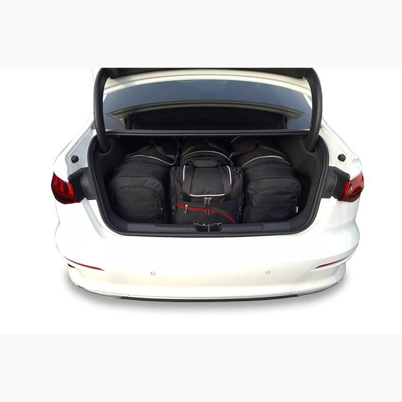 KJUST Audi A3 Limousine sada tašek do kufru 2020+ 4 ks černá 17