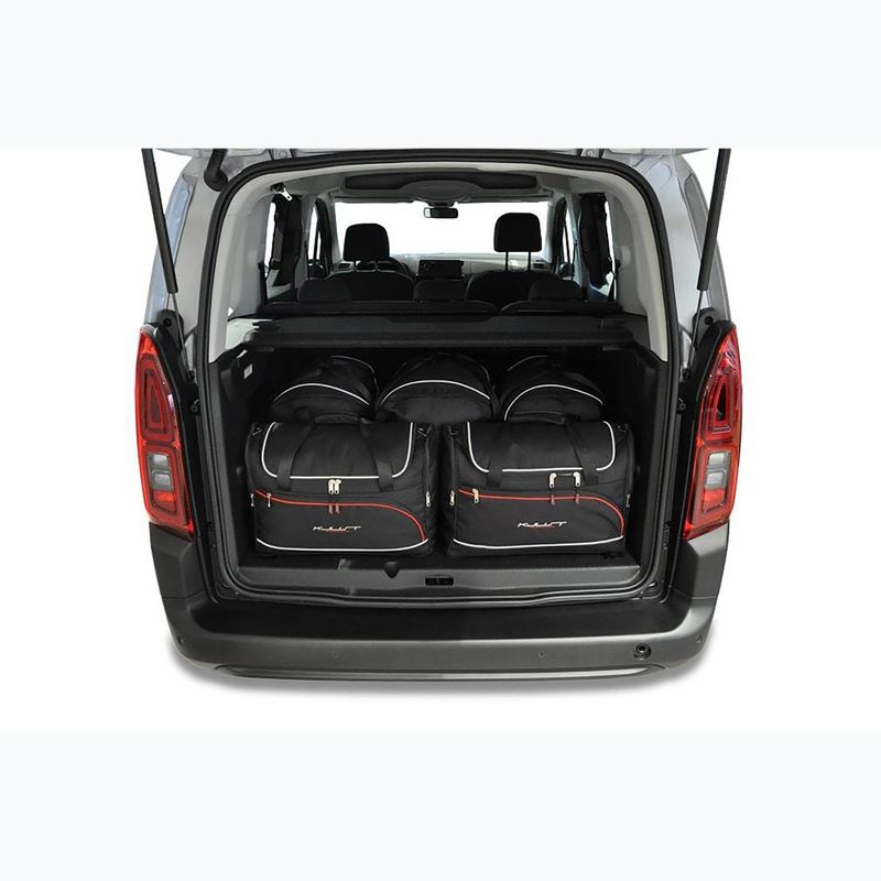 Sada tašek do zavazadlového prostoru KJUST Toyota Proace City Verso 2019+ 5 ks black 17
