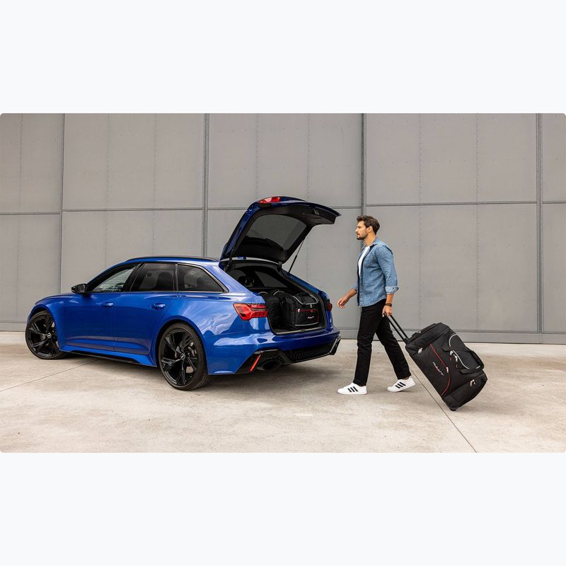 KJUST Audi Q8 E-Tron 2023+ sada tašek do kufru 5 ks černá 22