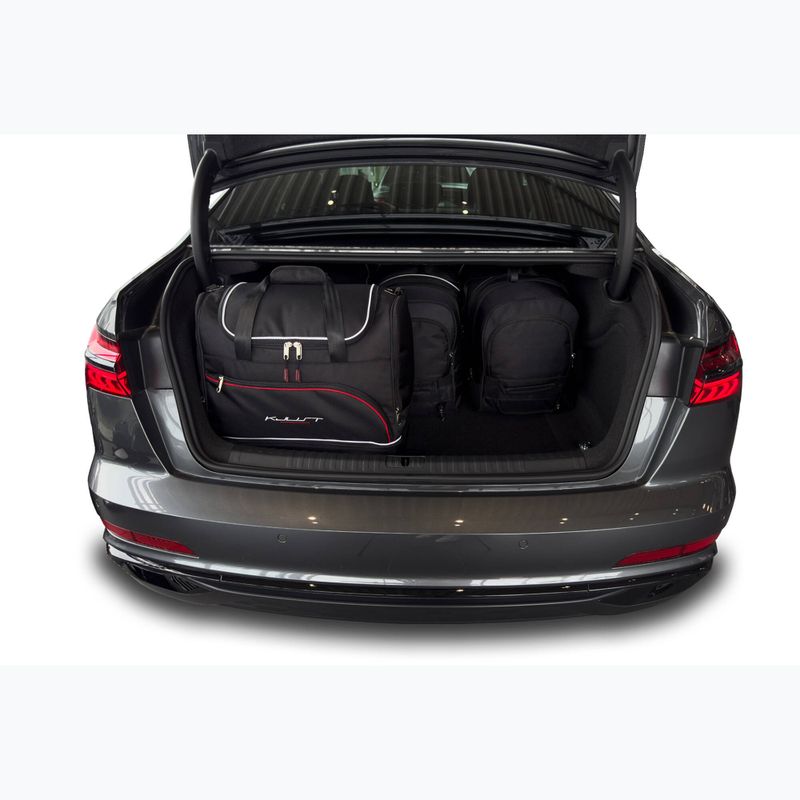 KJUST sada tašek do kufru Audi A6 Limousine C8 2018+ 5 ks černá 18