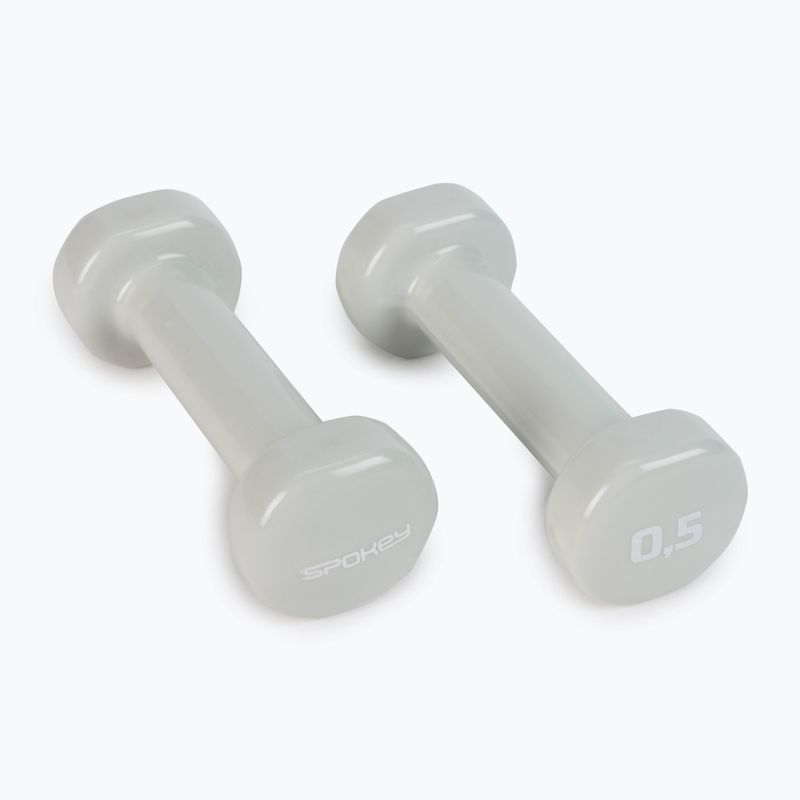 Činky Spokey Shape IV 2x0,5 kg šedé 920892 2