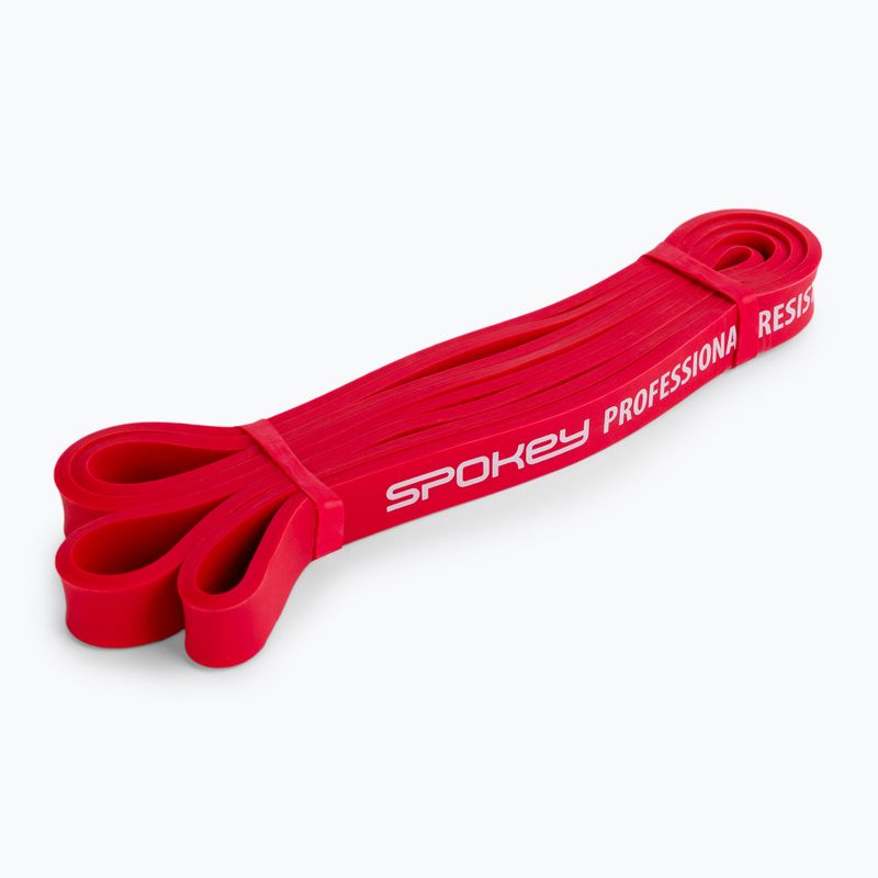 Posilovací odporová guma Spokey Power II medium červená 920956
