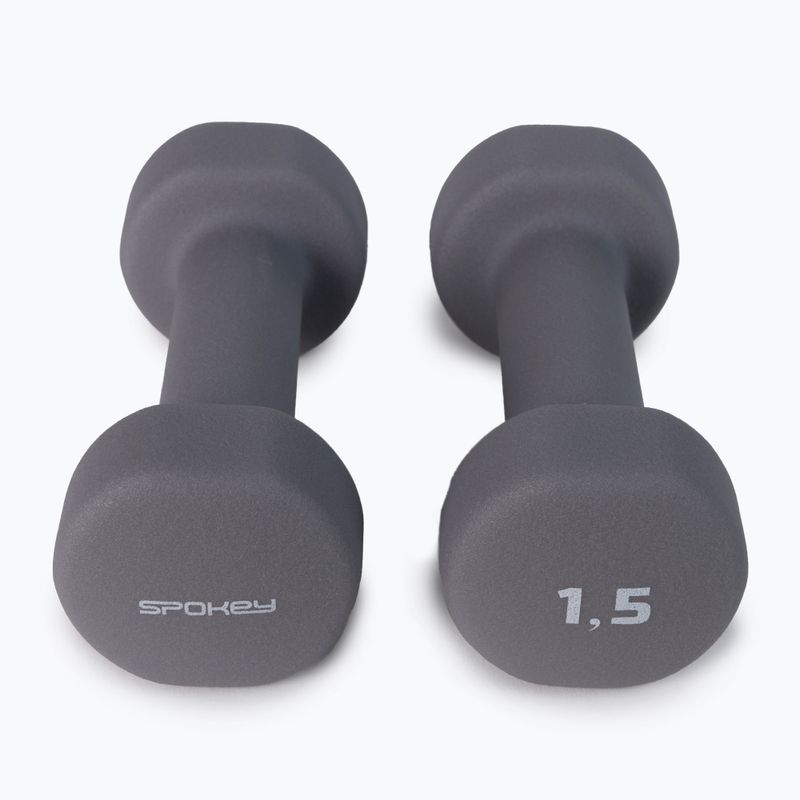 Činky Spokey Shape IV 2x1,5 kg šedé 921562 3