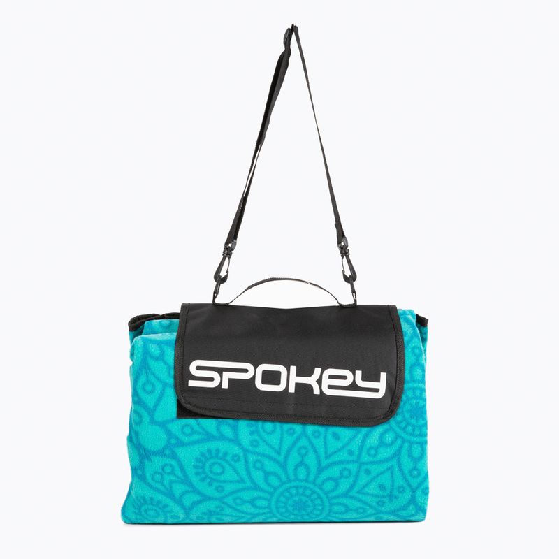 Pikniková deka Spokey Picnic Mandala modrá 926055 2