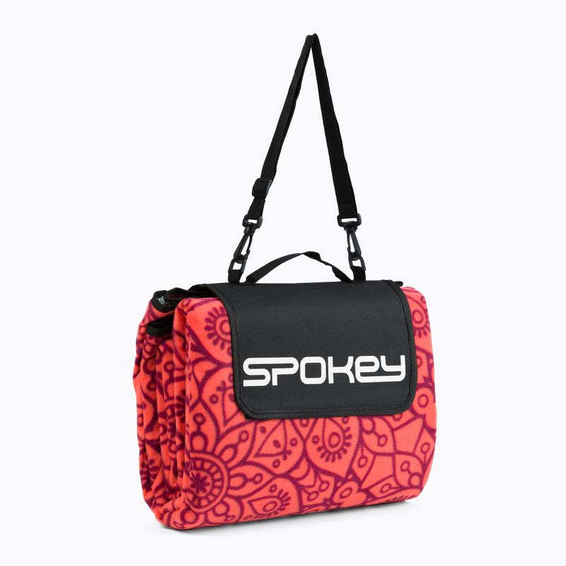 Pikniková deka Spokey Picnic Mandala červená 928253