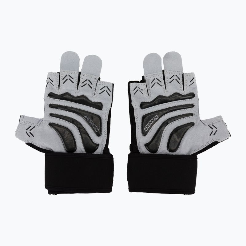 Fitness rukavice Spokey Hiker šedé 928962 2