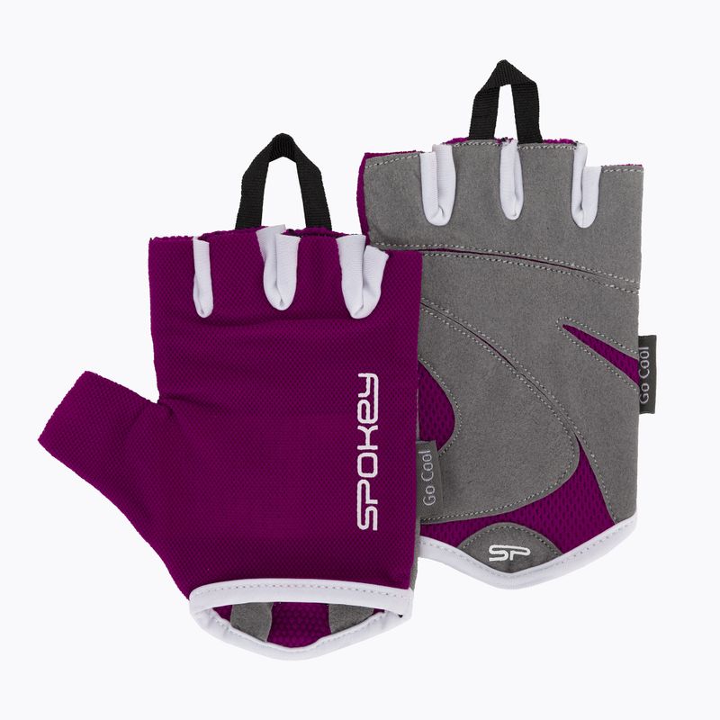 Fitness rukavice Spokey Lady Fit fialové 928972