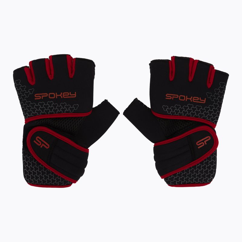 Fitness rukavice Spokey Lava černo-červené 928974 3